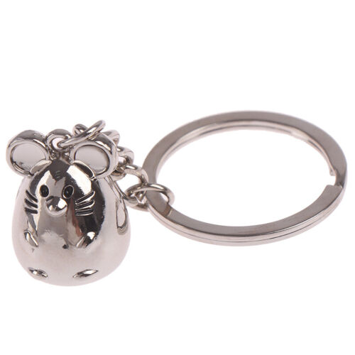 Rat Mouse Keychain Trinket Animal Car Key Bag Pendant Keyring New year GiftTEG0 