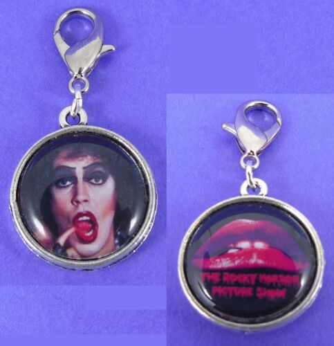 ROCKY HORROR PICTURE SHOW CLIP ON CHARM dr frank n furter goth emo kitsch bag 