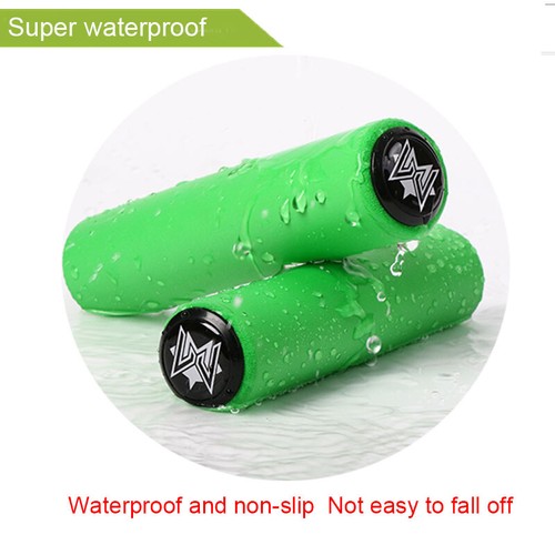 MTB Bike Cycling Handlebar Grips Silicone Grip End Plugs Fit 22.2mm Diameter Bar