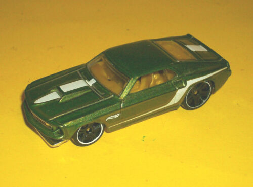 HOTWHEELS METALFLAKE LIME GREEN /'69 1969 FORD MUSTANG MADE IN MALAYSIA