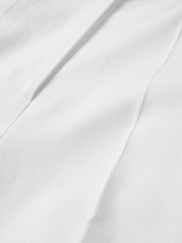 Joanna Hope Womens Curve Plus White Lightweight Linen Blend Trousers Size 22-32