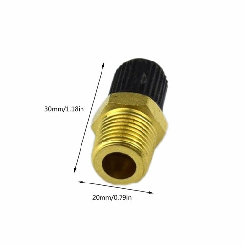 2PCS//SET Durable Use 1//4/" NPT MPT Brass Air Compressor Tank Fill Valve I6