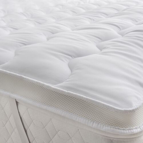 Non Allergenic Mattress Topper with Hollow fibre Filling All Sizes