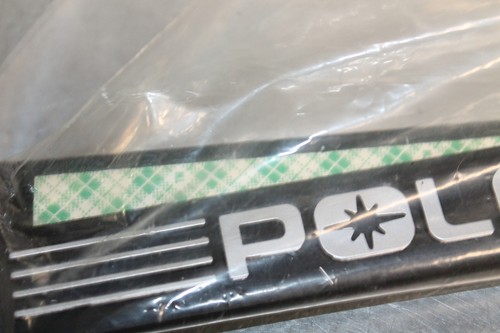 NEW 91-95 POLARIS Pair of BUMPER EMBLEMS BLACK w// SILVER P//N 5430979-092