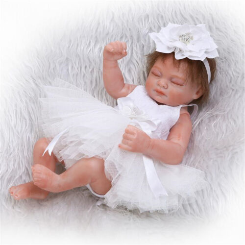 Realisitc Newborn Preemie Reborn Dolls Silicone Vinyl Full Body Bath Reborn Girl