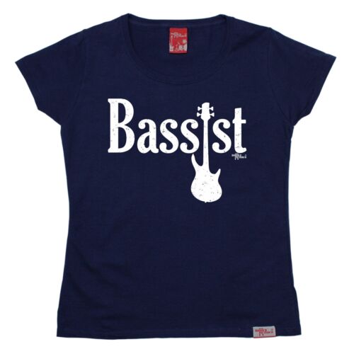 Bassist Guitar WOMENS T-SHIRT Tee Music Band Bass Guitarist Funny birthday gift