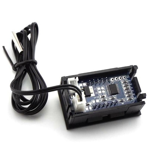 ThermomèTre à Affichage NuméRique DC 12V LED 50-110 Celsius Voiture MèTre D4Y5