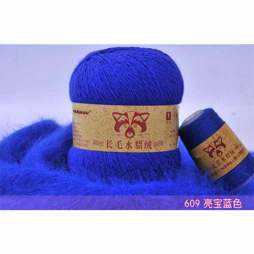 50+20g peluche vison cheveux fil Main Tricot Crochet Fil Pour Écharpe Hiver Automne
