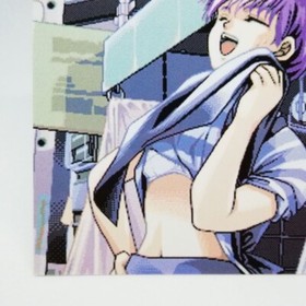 22 Maki MIDORITANI Graphic Kakyusei CARD elf 1997 JAPAN Windows SEGA SATURN