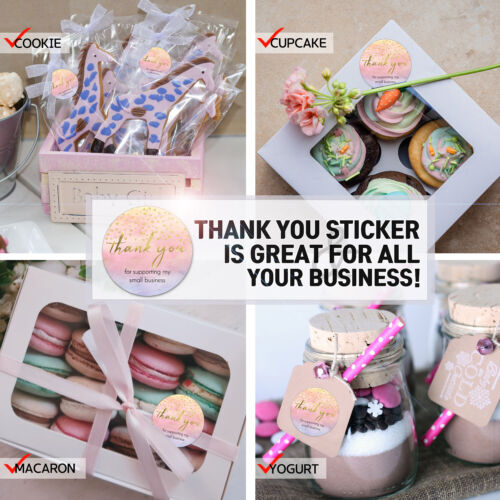 Thank You for Supporting My Small Business Sticker Labels 1.5/" Round - 400 pcs
