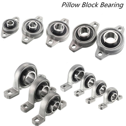 1Pc 8-35mm KP//KFL08-007 Zinc Alloy Rhombic Mounted Pillow Block Bearing Rapture