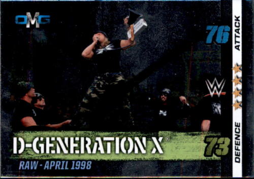 OMG 72 D-Generation X 10th Edition Nr WWE Slam Attax