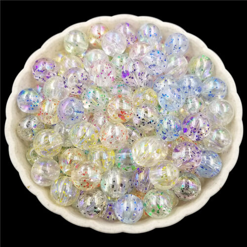 50PCS  8mm Clear Star Acrylic Dreamy Bead Loose Spacer Beads DIY Fingdings 