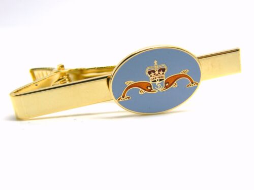 THE ROYAL NAVY SUBMARINERS BADGE TIE CLIP PIN SLIDE NAVAL MILITARY GIFT IN BOX 