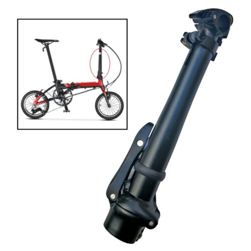 Bicycle Folding Handle Bar Stem Quick-release Bike Adjustable Front Risers