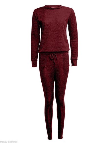 NUOVO Donna Superdry Donna Plain Lounge Suit Track Top Casual Pantaloni Set 2 PEZZI 8-26.