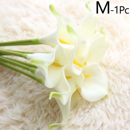 DIY Calla Lily Flowers PU Hand-Holding Party Supplies Bouquet Artificial Fake 
