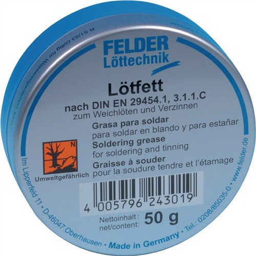 Löttfett zum Weichlöten 50g F-SW 21