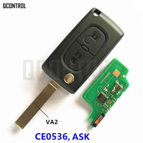 CE0536 ASK） Car Remote Key 433MHz for PEUGEOT 207 208 307 308 408 Partner ID46 