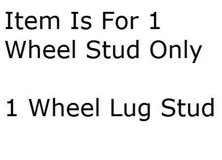 Wheel Lug Stud-Stud Boxed Rear,Front Dorman 610-312