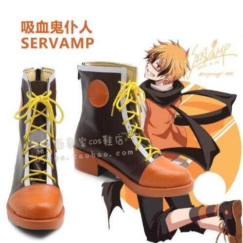 Details about  / NEW Japanese Comic SERVAMP lawless Cos Boots Cosplay Costume Shoes