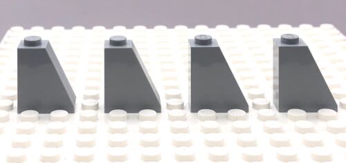 Lego 4515374 Round Brick 2x1x2 Roof Tile Light Bluish Grey 60481 X4 Part