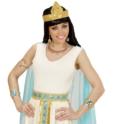 Goldene Ohrringe Lorbeerblätter-Form Antik Cleopatra Schmuck Königin 124673313