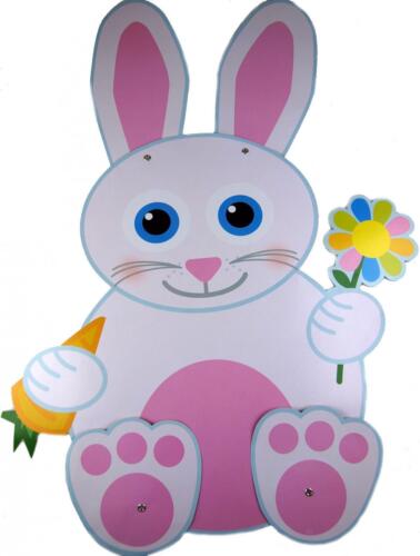 XL 70 cm Tall Jointed Cardboard Easter Rabbit DECORATION-Party OR Boutique Display 