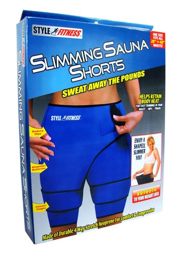 Slimming Sauna Shorts XL Unisex Waist 48/" Sweat Reduce Shed Body Weight Water
