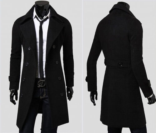 Herren Winterjacke Blazer Business Wolljacke Mantel Jacke Kurzmantel Trenchcoat Herrenjacken Mantel