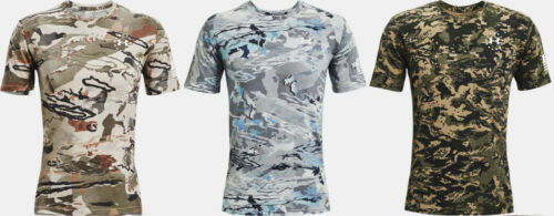 Under Armour Mens UA Freedom Camo Short Sleeve Graphic T-Shirt SS Tee USA 