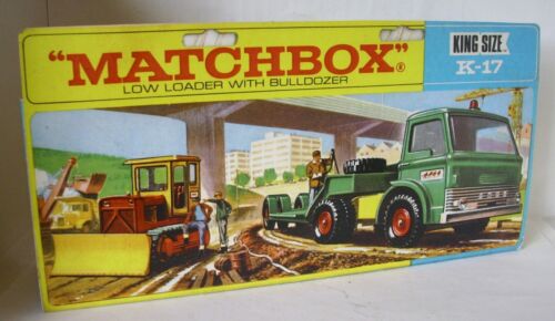 Repro box Matchbox king size k-17 low Loader with Bulldozer
