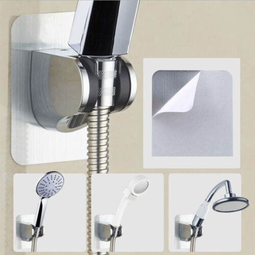 Bathroom Shower Head Holder Self-adhesive Wall Mounted Shower Bracket Adjustable