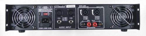 GTD Audio 2 Channel 8500 Watts Professional Power Amplifier Amp Stereo J8500 