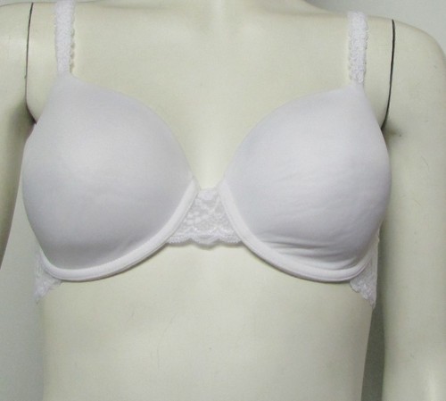 NEUF PERFECT FIT T-Shirt Soutien-gorge baleiné balconnet blanc MARKS /& SPENCER Dentelle