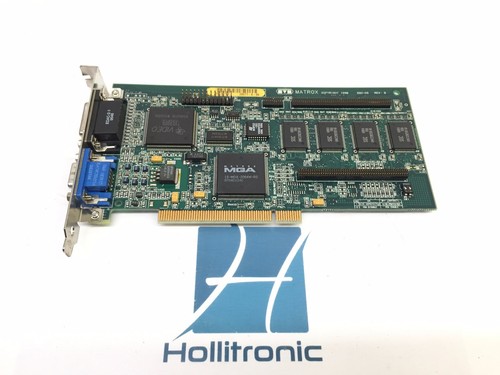 Matrox MGA MIL//41 Graphics Dual Output PCI Video Card 590-05 REV B