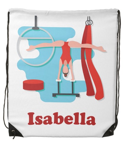 Persona Customized //customised to name of your choice Gymnastics Girl Jumping