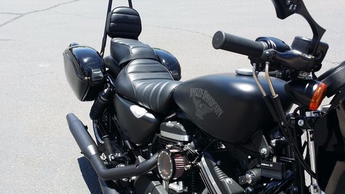 Hard Saddle Bags Trunk Luggage w//Lights for Honda Shadow Cruiser Motorcycle Bike