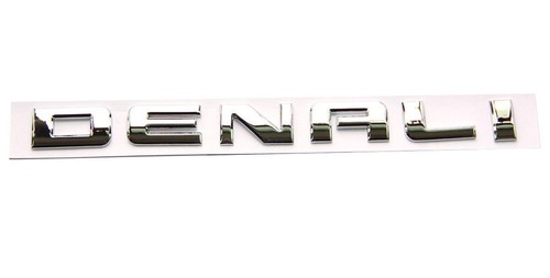 For 2016-2018 GMC Sierra Denali Tailgate Emblem 20930232 Chrome Genuine OEM GM