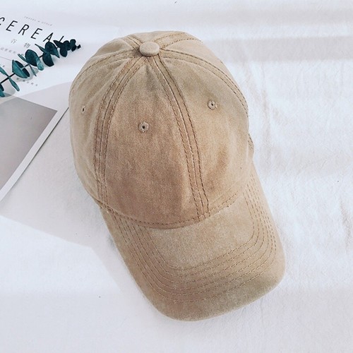 Low-key Retro Hat Unisex Denim Soft Top Hat Outdoor Cotton Baseball Cap