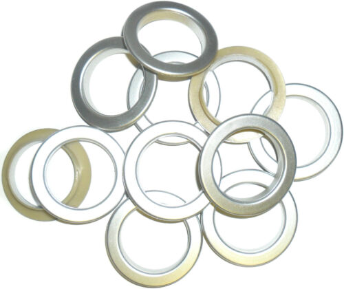 free p&p Œillets anneaux choisissez quantité matt nickel circulaire anneaux de rideau 