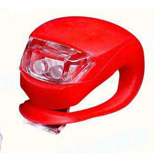 Fahrradlampe Fahrradlicht LED Silikon Vorne/&Hinten beleuchtung Rücklicht DE z