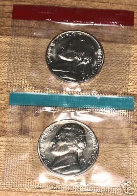 1972 P//D Jefferson Nickel SET IN MINT CELLO