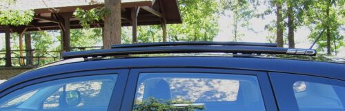 Rack,Black Coated,Custom Fit Fits; 2014-2017 Subaru Forester Side Roof Rails