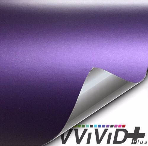 Vvivid Matte Metallic Purple Vinyl Car Wrap Sticker You Choose Size 