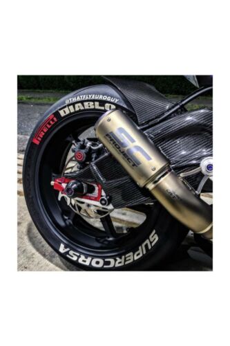Motorcycle Tire Sticker Permanent Letters 14" to 24" Compatible With Tires 10pcs 