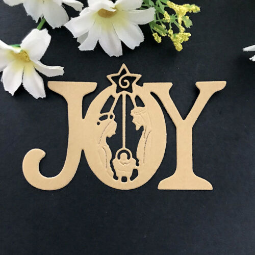 Joy letter Design Metal Cutting Dies For DIY Scrapbooking Card Paper Album