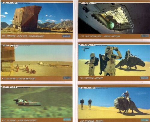1997 The Star Wars Trilogy Spec Ed Widevision COMPLETE BASIC TRADING CARD SET