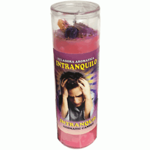 Intranquil Cocktail 7 DAY GLASS CANDLE Intranquilo veladora aromatica