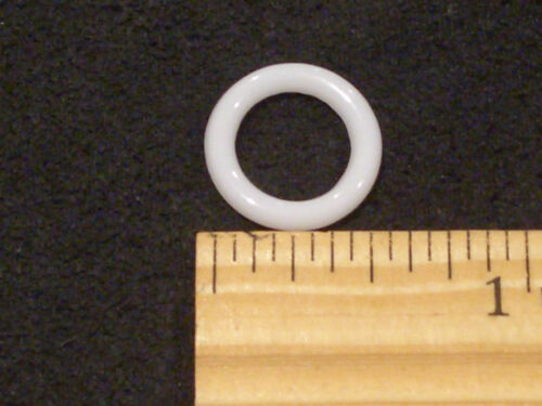100 Roman Shade Sew On Rings White Plastic Cord Guide UV Stable Free Shipping